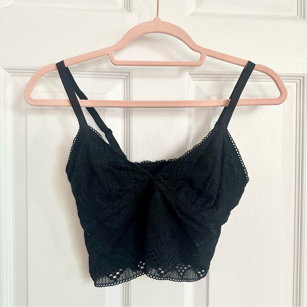 Black Lace Auden Bralette